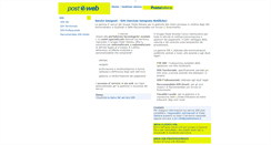 Desktop Screenshot of posteweb.it
